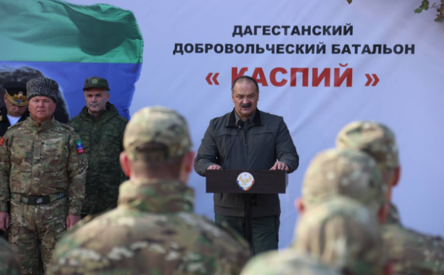 Сергей Меликов встретился с добровольцами батальона «Каспий»