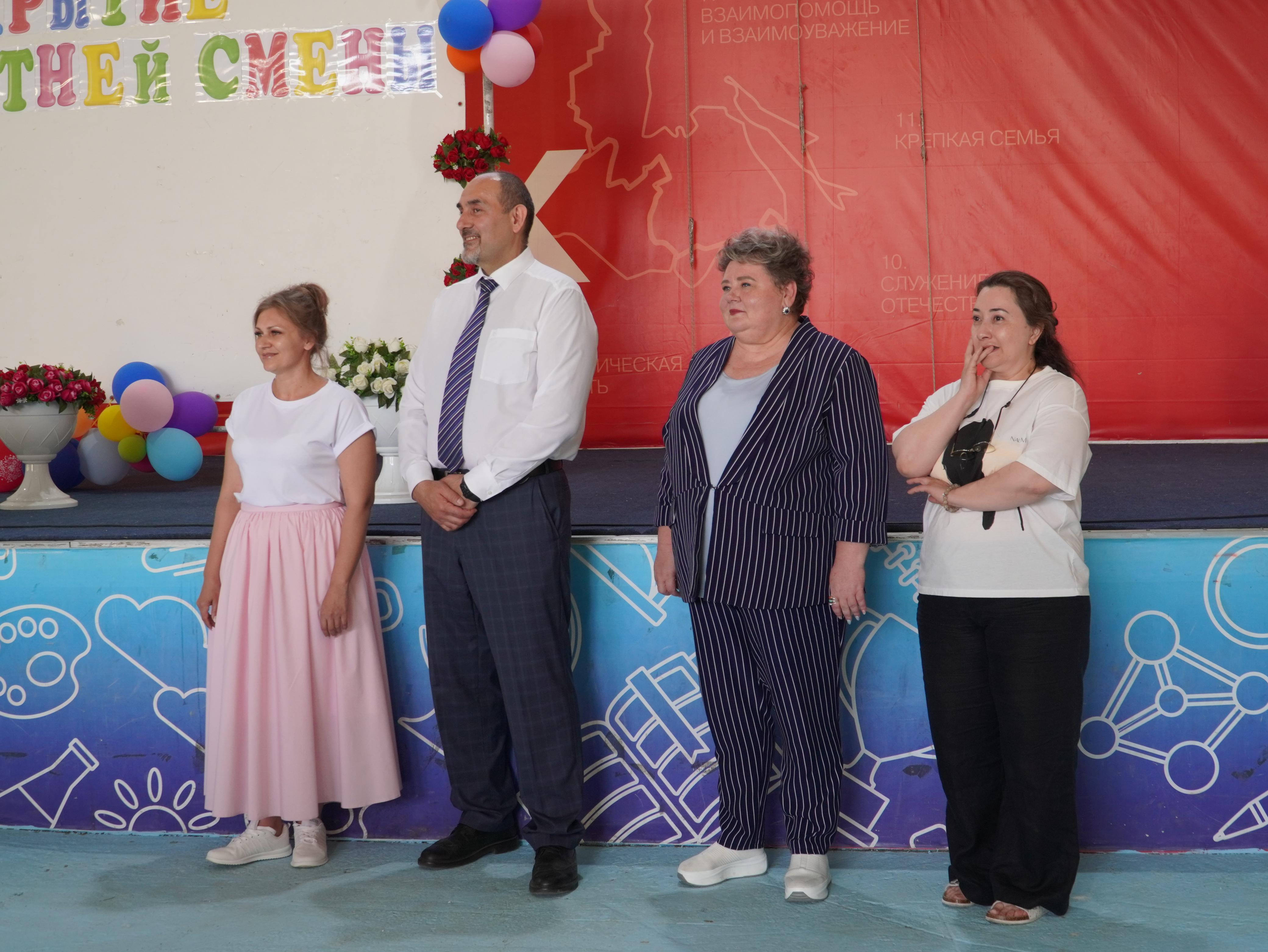 Состоялось торжественное открытие первой смены в лагере «Солнечный берег»!