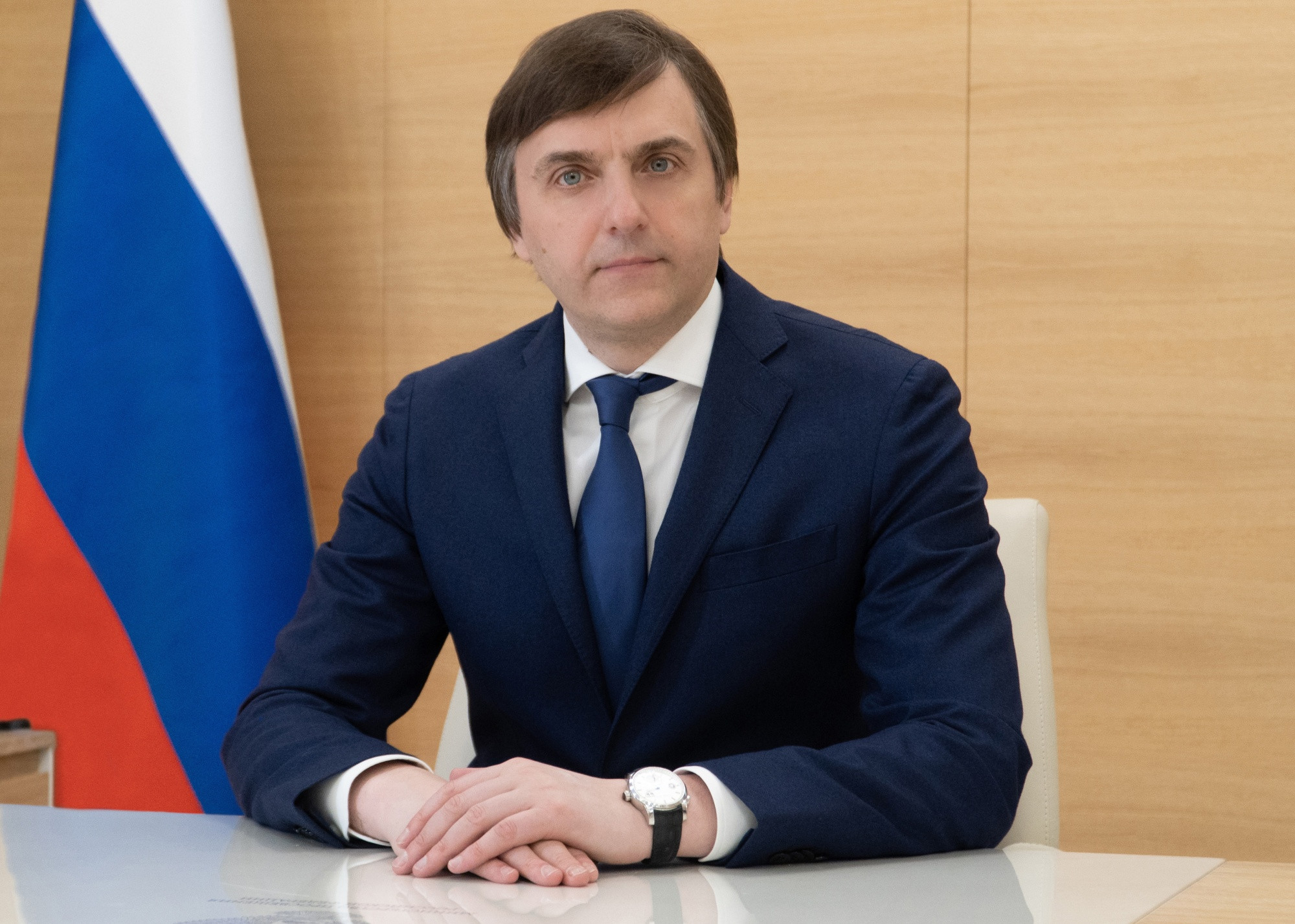 Поздравление с Новым годом Министра просвещения РФ Сергея Кравцова