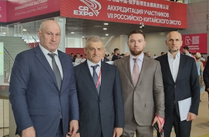 Дагестанская делегация принимает участие в Международной выставке "ИННОПРОМ-2023"