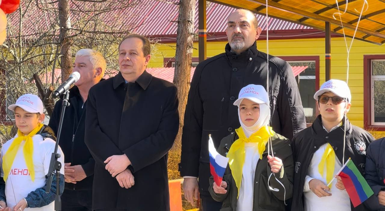В детском оздоровительном лагере «Орлёнок» состоялось торжественное открытие столовой после капитального ремонта.