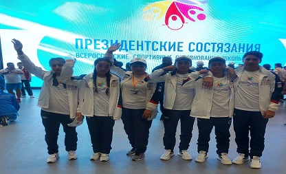 Дагестанские школьники участвуют во Всероссийских спортивных соревнованиях школьников «Президентские состязания»