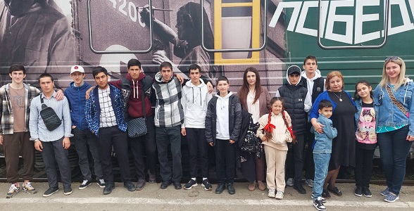 Передвижной музей посетили студенты Железнодорожного колледжа