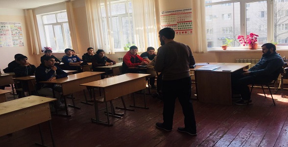 Встреча студентов с работником отдела просвещения Муфтията прошло в Автомобильно-дорожном колледже