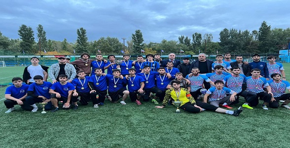 Команда Кизлярского профессионально-педагогического колледжа победила в первенстве по футболу