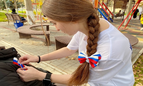 Патриотическая акция прошла в колледже Избербаша