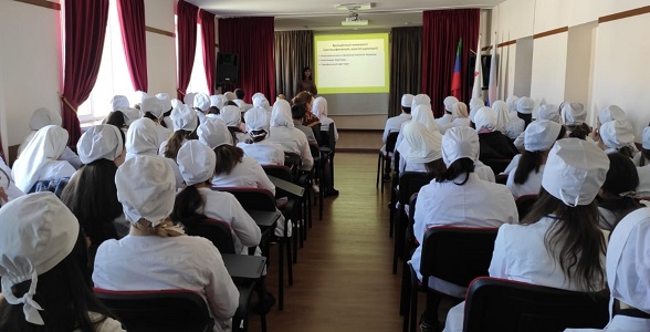 Студенты Республиканского многопрофильного медицинского колледжа приняли участие во Всероссийской акции "Поделись своим Знанием. Новые горизонты"