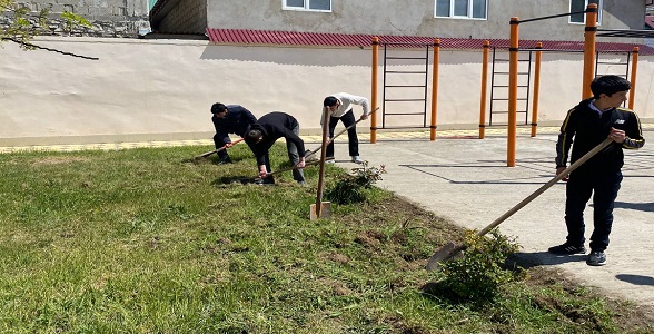 Международная акция «Сад памяти» прошла в Индустриально-промышленном колледже