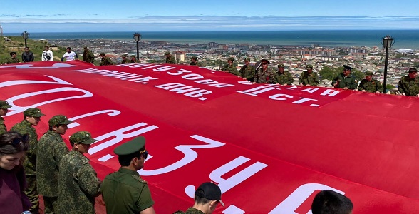 Студенты Дербента приняли участие в мероприятиях в честь Дня Победы