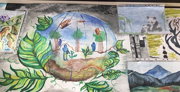 Итоги муниципального этапа Всероссийского конкурса экологических рисунков подвели в Сулейман-Стальском районе