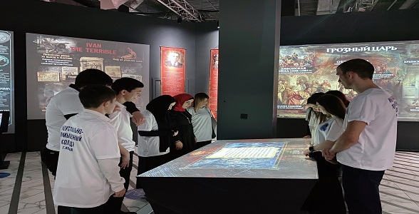 Открытый урок для студентов Индустриально-педагогического колледжа прошел в историческом парке «Россия-моя история»