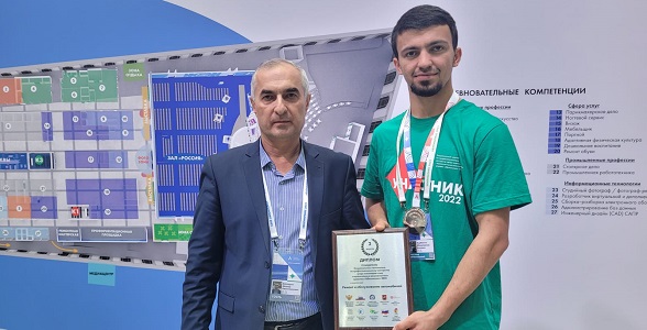 Студент дагестанского колледжа завоевал медаль Чемпионата «Абилимпикс»