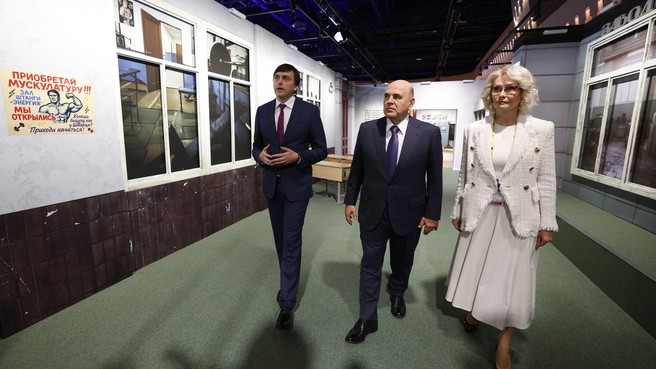 Михаил Мишустин посетил выставку «85 лет системе СПО: сила в мастерстве!»