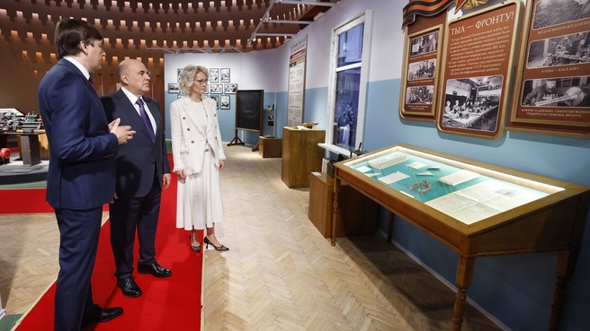 Михаил Мишустин посетил выставку «85 лет системе СПО: сила в мастерстве!»
