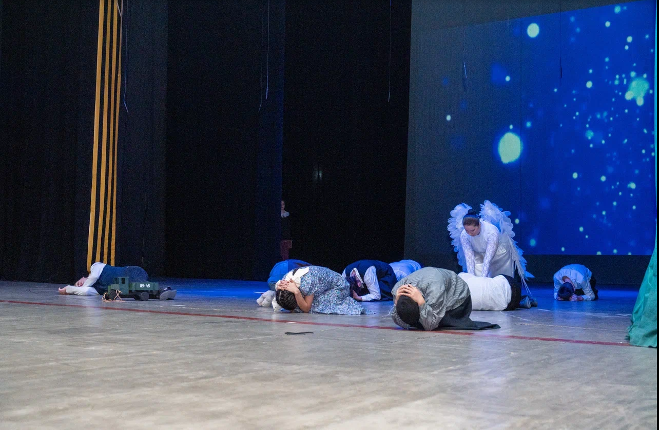 Спектакль «Вечная память» показали воспитанники и работники Республиканского центра социально-трудовой адаптации и профориентации