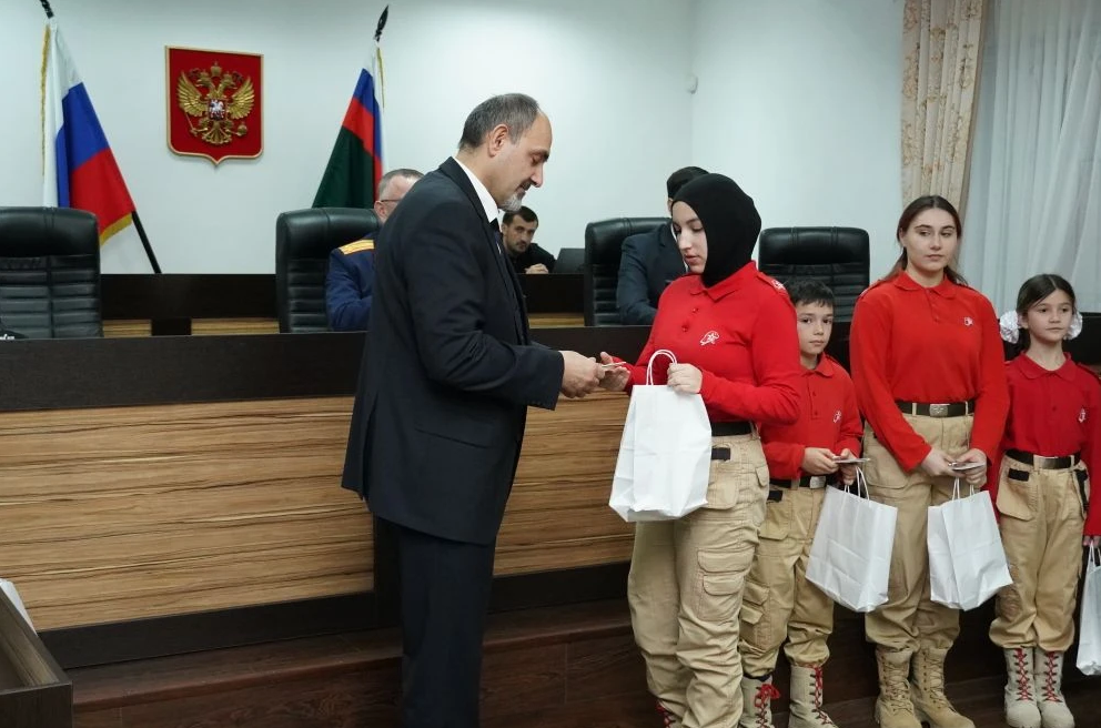 Торжественная церемония посвящения в ряды Юнармии