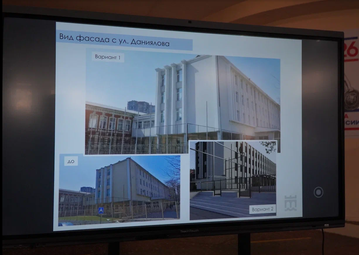 Меликову представили проект ремонта гимназии № 1