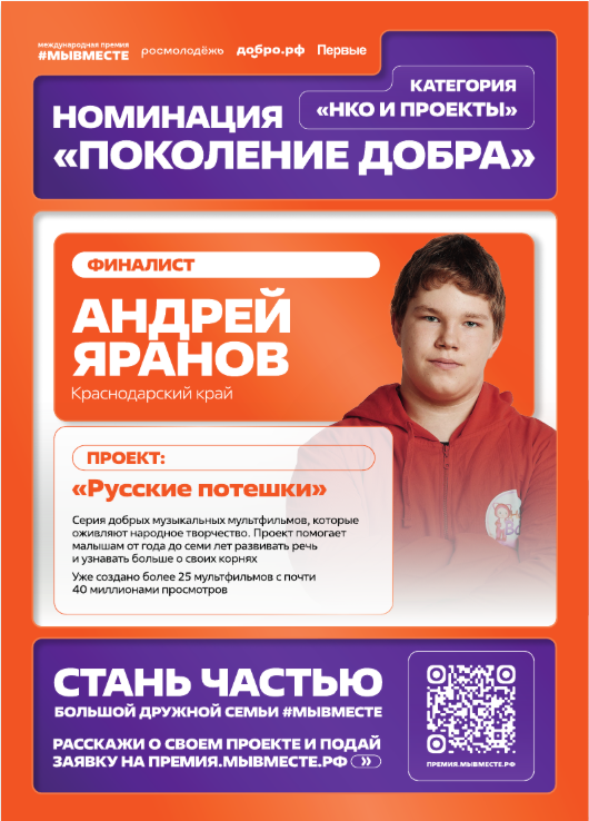 Финалисты премии #МыВместе 2025 год